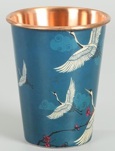 Vaso de cristal de cobre hecho a mano de alta calidad al por mayor accesorios de café pintados a mano de buena calidad respetuosos con el medio ambiente y duraderos - Product Image 2