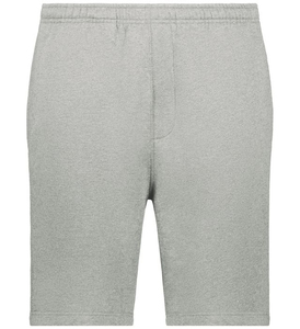Shorts de sport décontractés surdimensionnés en molleton uni personnalisés avec logo brodé pour hommes - Product Image 1