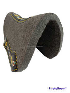 Horse Woolen <b>Felt</b> <b>Pad</b> Equestrian Horse Saddle Western Saddle <b>Pads</b> Genuine Tooled Leather Indian Leather Best Wholesale Price - Product Image 3