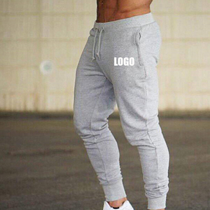 Wholesale Custom Men's Casual Streetwear Jogging <b>Trouser</b> 100% Cotton High-Waist <b>Drawstring</b> Pockets Painted Fleece Lining - Product Image 3