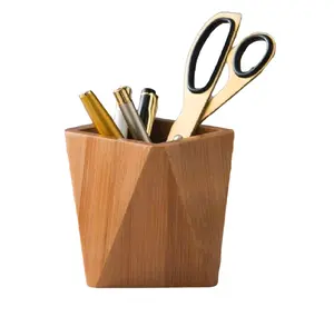 Antikes Design Holz Schreibtisch Organizer Stift & Bleistift halter/Ständer Stationärer Caddy Handgemachte künstlerische Arbeit Benutzer definierte Farben erhältlich