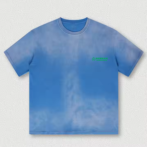 T-shirt pour homme, nouveau style tendance, 100% coton, imprimé numérique, écologique, respirant, coupe ample - Product Image 6
