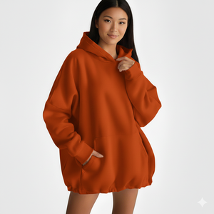 Sudadera Extra Grande para Mujer, Estilo Casual, Tejido Suave de Alta Calidad, Servicio OEM - Product Image 1