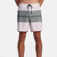 Shorts de bain décontractés pour hommes, été, plage, séchage rapide, 100% coton, taille élastique, style bermuda, shorts de surf