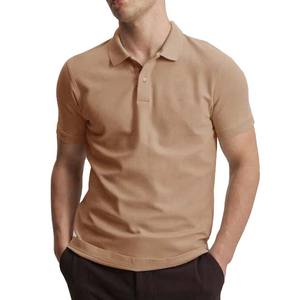 Haute qualité hommes décontracté pour polos entraînement séchage rapide Anti UV coton grande taille T-Shirts à manches courtes vente en gros - Product Image 1