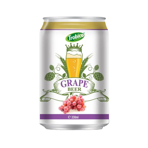 Fabricant OEM du Vietnam, marque Trobico, bière de raisin sans alcool en canette aluminium de 330 ml, couleur claire, durée de conservation de 24 jours - Product Image 5