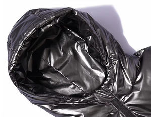 Chaqueta de Invierno Acolchada para Hombre, de Alta Calidad, con Capucha, Forro de Seda, Cuello Alto Personalizado, Impermeable, con Nombre de Marca Personalizado - Product Image 4