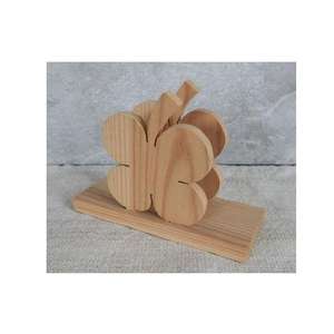 Rustic Bamboo <b>Tissue</b> <b>Holder</b> for Home Office and Kitchen Table with Eco Friendly Sustainable and Natural Finish - Product Image 4