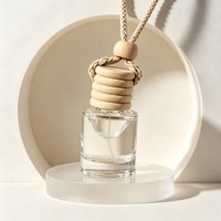 Diffuseur de parfum pour voiture Astree, lot de 2, à suspendre, parfum longue durée, sans électricité, flacon en verre, rafraîchisseur d'air