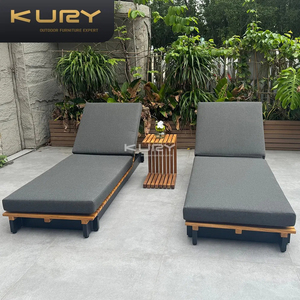 Tumbona Personalizable para Villa o Resort, Tumbona Moderna para Patio Junto a la Piscina, Tumbonas de Exterior de Lujo en <span class=keywords><strong>España</strong></span> - Product Image 2