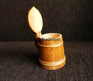 Tasse en bois large pour le thé, le café ou le cacao par Tradebyd - Product Image 2