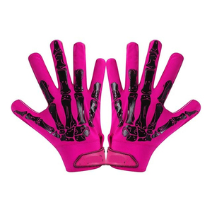 Guantes de Fútbol Americano Personalizados de Alta Calidad con Logotipo, para Adultos, de Cuero Superadherente, Diseño Atractivo - Product Image 4