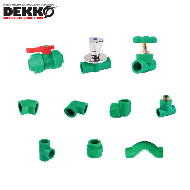 PPR fittings for PPR pipes polypropylene Fusio Female Elbow Coupler union plumbing PPR pipes and fitting