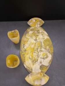 Luxury Decorative Resin Tray <b>for</b> Home Styling <b>for</b> Coffee Table <b>Display</b> On Sale Price By Manufacturer Resin Tray - Product Image 2