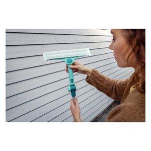 Limpiacristales 4 en 1 Leifheit 51120 con mango telescópico de 190x32cm, sistema CLICK para herramientas de limpieza - Product Image 6