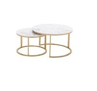 Fantaisie Vente Chaude Chêne PP En Plastique Nouveau Design Centre De Luxe Table pour Salon Café Table D'appoint en Rose Jaune Vert-pour Un Usage Domestique