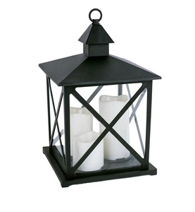 Lanternes décoratives en métal et verre les plus vendues en finition noire pour la décoration intérieure et extérieure de la meilleure qualité. - Product Image 6