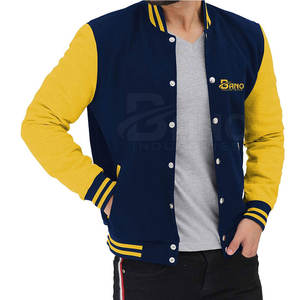 Chaqueta ligera con letras de invierno hecha a medida Tela de algodón/lana de alta calidad Transpirable Longitud regular Plain High Street - Product Image 5