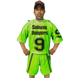 เสื้อบาสเก็ตบอลกีฬากลางแจ้งใช้ได้ทั้งชายและหญิงชุดออกกำลังกายระบายอากาศได้ดีสำหรับเด็กผู้ชายฤดูร้อนพิมพ์ลายดีไซน์ผลิตจากปากีสถานสำหรับทุกเพศ - Product Image 1