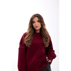 Sweat-shirt surdimensionné 6669 avec fonction anti-boulochage en tissu tricoté - Product Image 2