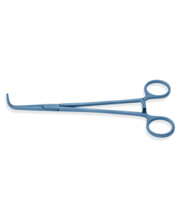 Fórceps O'Shaughnessy de 22cm de alta calidad, instrumento quirúrgico Premium con mordazas de acero inoxidable dentadas curvas y mango de anillo - Product Image 1