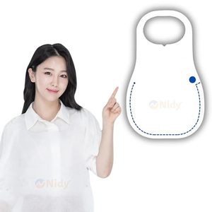 Nidy Oil-Proof Nonwoven Disposable <b>Aprons</b> Self Bibs Smocks for Cooking Cleaning Patient Care Hotel Use-Beauty Personal Care - Product Image 1