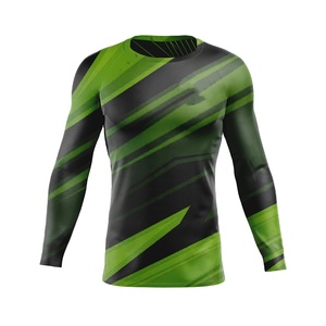 <b>Men</b> High Quality Breathable Long Sleeve <b>Compression</b> Gym Rash Guard Hot Trending Custom Logo And Size Plain Fabric Design - Product Image 1