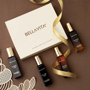 BELLAVITA Set de Regalo de Eau de Parfum en Roll-On para Hombre, 10 ml, Aroma Amaderado, Tamaño de Muestra - Product Image 2
