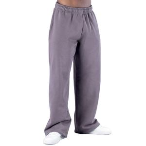 Pantalon de survêtement homme de haute qualité, couleur unie, avec cordon de serrage, coupe ample, jambe droite, en coton personnalisé, style baggy - Product Image 4