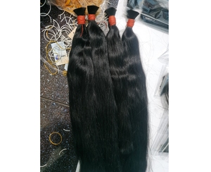 Prêt à expédier de haute qualité 100% paquets de cheveux humains Remy vietnamiens cheveux vierges pour Style naturel teint tressage tressage cheveux tresses - Product Image 1