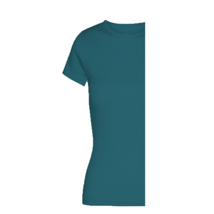 Nueva Camiseta Personalizada para Mujer, Cuello Redondo, Manga Corta, Lisa, Antiarrugas, Ecológica, de Algodón Orgánico, Transpirable - Product Image 6