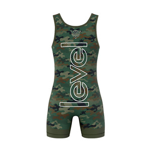 Hot Selling New Design Wrestling Singlet <b>Digital</b> Custom Logo Printing Wrestling Gear Singlet - Product Image 2