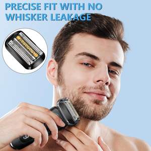 Afeitadora Eléctrica Mini MTI para Hombre, Afeitadora Corporal de Doble Cuchilla con Cabezal de Repuesto Impermeable IPX7 para Uso Facial, Color Negro - Product Image 2