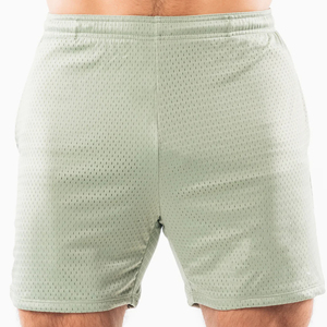 Pantalones cortos de malla de poliéster para deportes de gimnasio Unisex de alta calidad, logotipo personalizado y entrenamiento OEM, tela de lona antiarrugas de baloncesto informal - Product Image 1