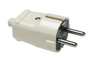 Connettore aereo bipolare con TTL avorio 16A 250V (Famatel 1101) - Product Image 1