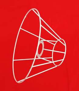 Pantalla de alambre Marcos de anillo Tela DE LINO DE METAL Tambor Coolie Empire Lámpara de mesa Accesorios de iluminación Hierro antiguo SE Moderno en stock - Product Image 2