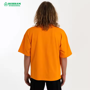 Camiseta de Alta Calidad 100% Algodón Grueso de 220g de Secado Rápido Ecológica de Corte Holgado para Hombre con Servicio OEM - Product Image 6