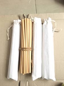 หลอดไม้ไผ่ตรงสำหรับงานรับปริญญา100% นำกลับมาใช้ใหม่ได้แพ็คแบบพกพาสำหรับการเดินทางน่ารักและยั่งยืน - Product Image 2