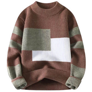 <b>Sweater</b> Custom Logo Knit Pullover Warm Soft Winter Clothing Unisex Comfortable Casual Wear High Quality Fashion Apparel - Product Image 3