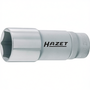 Hazet 3/8'' Long Metric Square 6-Point <b>Socket</b> with Traction Profile - Product Image 2