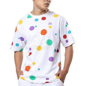 T-shirt surdimensionné confortable T-shirt taille personnalisée respirant en stock T-shirt surdimensionné en coton - Product Image 1