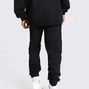 Ensemble sweat à capuche et pantalon de survêtement streetwear personnalisé en coton tissé 100% respirant et léger, avec cordon de serrage et délavage acide - Product Image 6