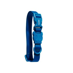 Neopro Blue <b>Collar</b> Elegant and Modern <b>Pet</b> Leash Quick Release Dog <b>Collar</b> for Training Made of Durable Leather and Nylon - Product Image 1