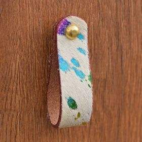 Perillas de Cuero Pulido Impermeables Hechas a Mano de Primera Calidad ElegantHide para Gabinetes, Cajones, Muebles, Armarios, Color Natural, Estilo Encantador - Product Image 5