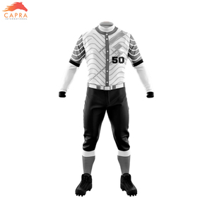 Tùy Chỉnh Thăng Hoa In Ấn Trống Jersey Đội Bóng Chày Đồng Phục Thể Thao Bao Gồm Áo Và Quần - Product Image 4