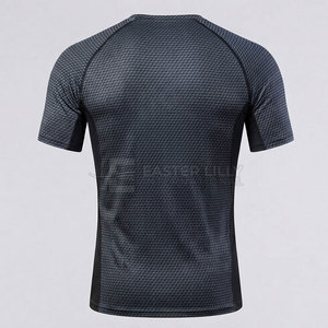 บริการ OEM เสื้อรัดกล้ามเนื้อ BJJ คุณภาพสูงสำหรับผู้ชาย ผลิตตามสั่ง ขายดีที่สุด เสื้อรัดกล้ามเนื้อ BJJ คุณภาพเยี่ยมสำหรับผู้ชาย - Product Image 2