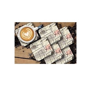 Simple Design Modern Square Shape High Quality Wooden <b>Coaster</b> Cup Leaf Monstera Shaped TQC Brand Hot Selling Low Prices Low Moq - Product Image 5