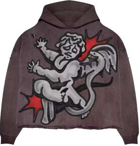 Sweat à capuche homme surdimensionné personnalisé de qualité supérieure impression numérique français éponge pierre lavage sweat en détresse hiver sweats à capuche chauds - Product Image 6