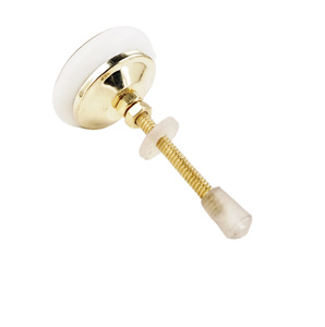 Boutons en céramique de fleur de travail d'or marocain épique style de conception industrielle en gros pour armoire commode cuisine et chambre à coucher - Product Image 4