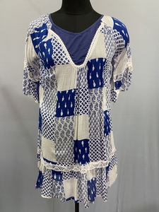 Ropa informal Lavable Logotipo personalizado Impresión de gran tamaño Escote en V Largo Cómodo Favorecedor Estilo casual Vestidos occidentales informales - Product Image 2